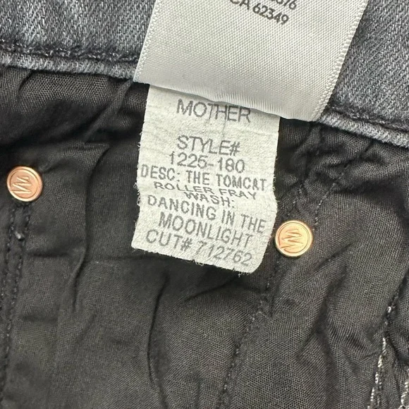 NWT MOTHER The Tomcat Roller Frayed Wide Leg Jeans Dancing in the Moonlight 32 - Picture 16 of 16